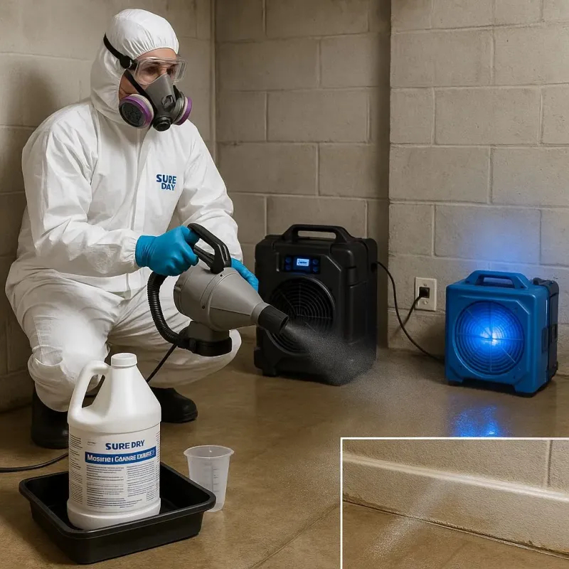 Sanitization and Odor Removal process in Kemp Mill, MD